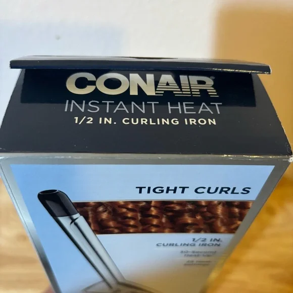 Conair 1/2" Black Curling Iron for Tight Curls - Picture 3 of 5